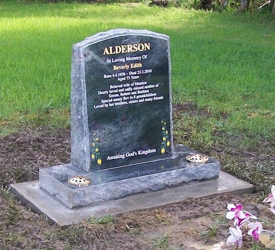 kerala green rock edge headstone special